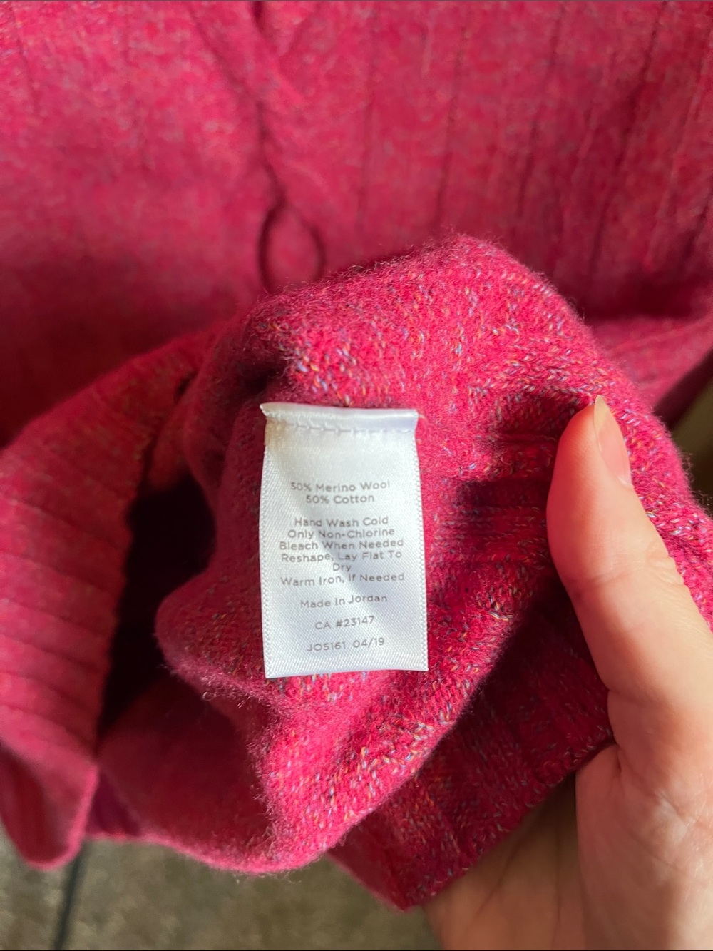 Talbots Fuchsia Sweater - Picture 3 of 5